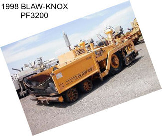 1998 BLAW-KNOX PF3200