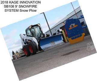 2018 KAGE INNOVATION SB108 9\' SNOWFIRE SYSTEM Snow Plow