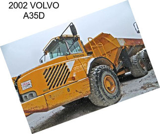 2002 VOLVO A35D