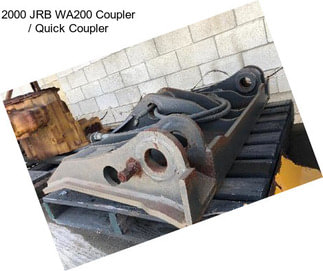2000 JRB WA200 Coupler / Quick Coupler