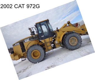2002 CAT 972G