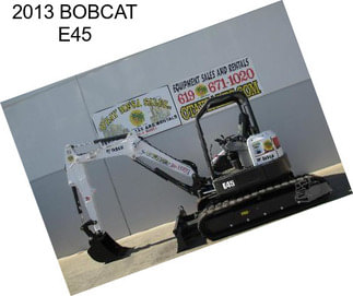 2013 BOBCAT E45