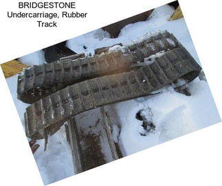 BRIDGESTONE Undercarriage, Rubber Track
