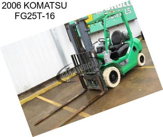 2006 KOMATSU FG25T-16