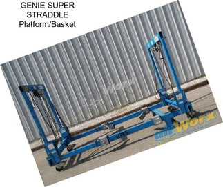 GENIE SUPER STRADDLE Platform/Basket