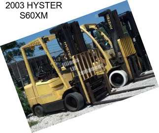 2003 HYSTER S60XM