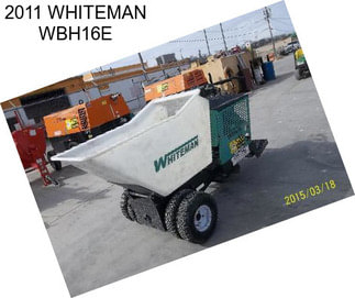 2011 WHITEMAN WBH16E