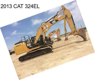 2013 CAT 324EL