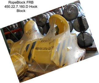 RopeBlock FRB 450.22.7.160.D Hook Block