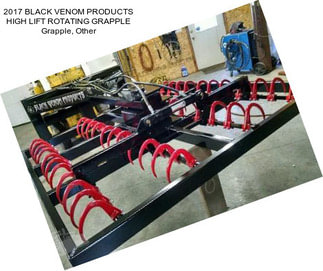 2017 BLACK VENOM PRODUCTS HIGH LIFT ROTATING GRAPPLE Grapple, Other