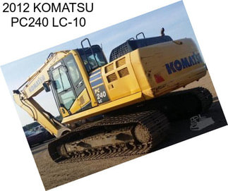 2012 KOMATSU PC240 LC-10