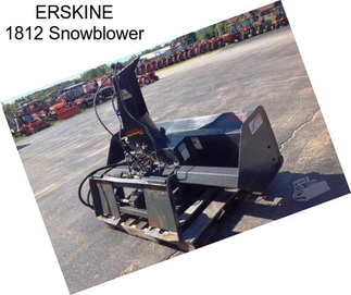 ERSKINE 1812 Snowblower