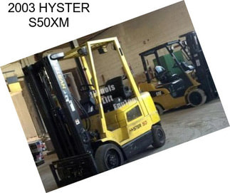 2003 HYSTER S50XM