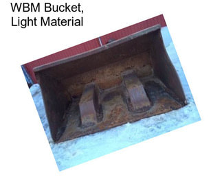 WBM Bucket, Light Material