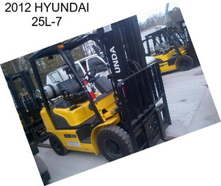 2012 HYUNDAI 25L-7