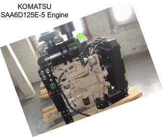 KOMATSU SAA6D125E-5 Engine