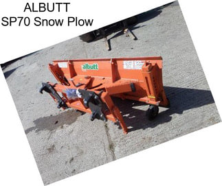 ALBUTT SP70 Snow Plow