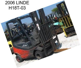 2006 LINDE H18T-03