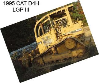 1995 CAT D4H LGP III