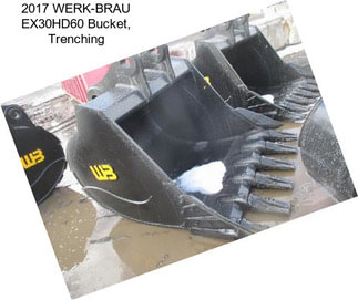 2017 WERK-BRAU EX30HD60 Bucket, Trenching