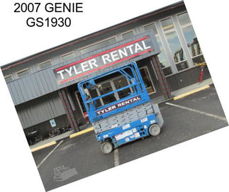 2007 GENIE GS1930