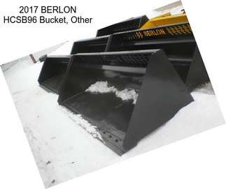2017 BERLON HCSB96 Bucket, Other