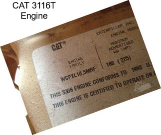 CAT 3116T Engine