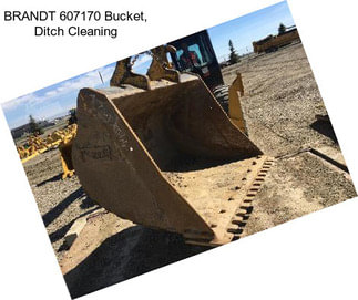 BRANDT 607170 Bucket, Ditch Cleaning