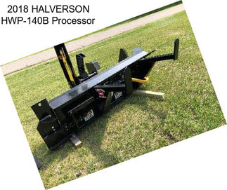 2018 HALVERSON HWP-140B Processor