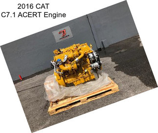 2016 CAT C7.1 ACERT Engine