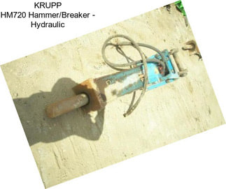 KRUPP HM720 Hammer/Breaker - Hydraulic