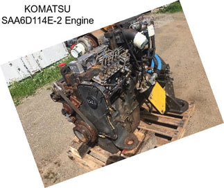 KOMATSU SAA6D114E-2 Engine