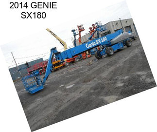 2014 GENIE SX180