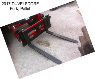 2017 DUVELSDORF Fork, Pallet