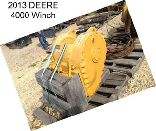 2013 DEERE 4000 Winch