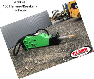2018 PE 100 Hammer/Breaker - Hydraulic
