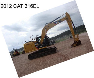 2012 CAT 316EL