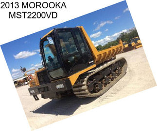 2013 MOROOKA MST2200VD