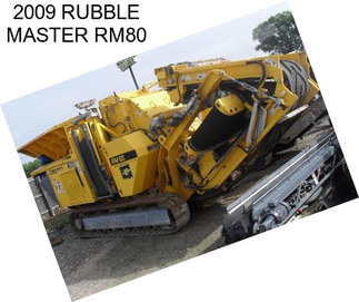 2009 RUBBLE MASTER RM80