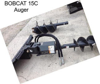 BOBCAT 15C Auger