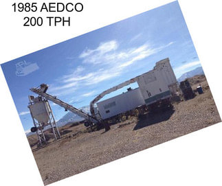 1985 AEDCO 200 TPH