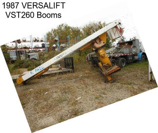 1987 VERSALIFT VST260 Booms