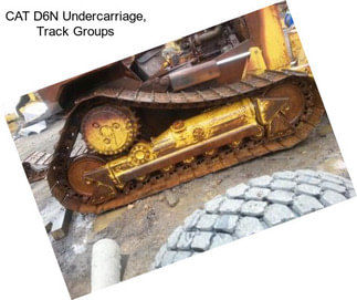 CAT D6N Undercarriage, Track Groups
