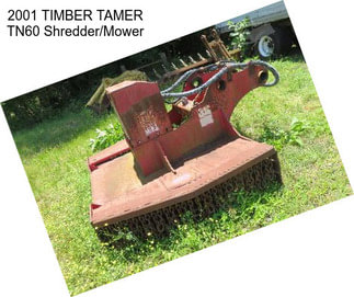 2001 TIMBER TAMER TN60 Shredder/Mower