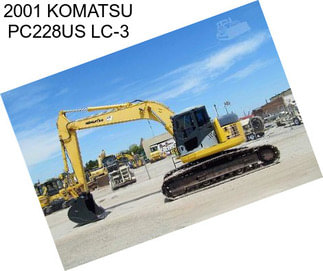 2001 KOMATSU PC228US LC-3