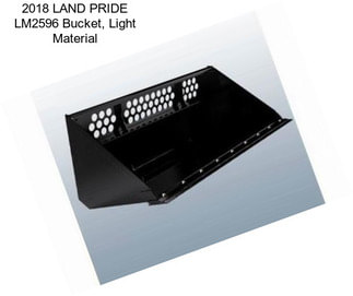 2018 LAND PRIDE LM2596 Bucket, Light Material