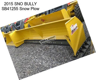 2015 SNO BULLY SB41255 Snow Plow