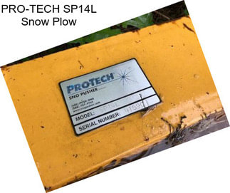 PRO-TECH SP14L Snow Plow
