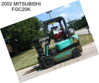 2002 MITSUBISHI FGC20K