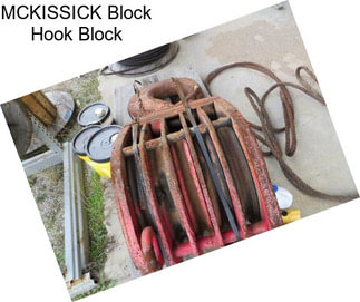 MCKISSICK Block Hook Block